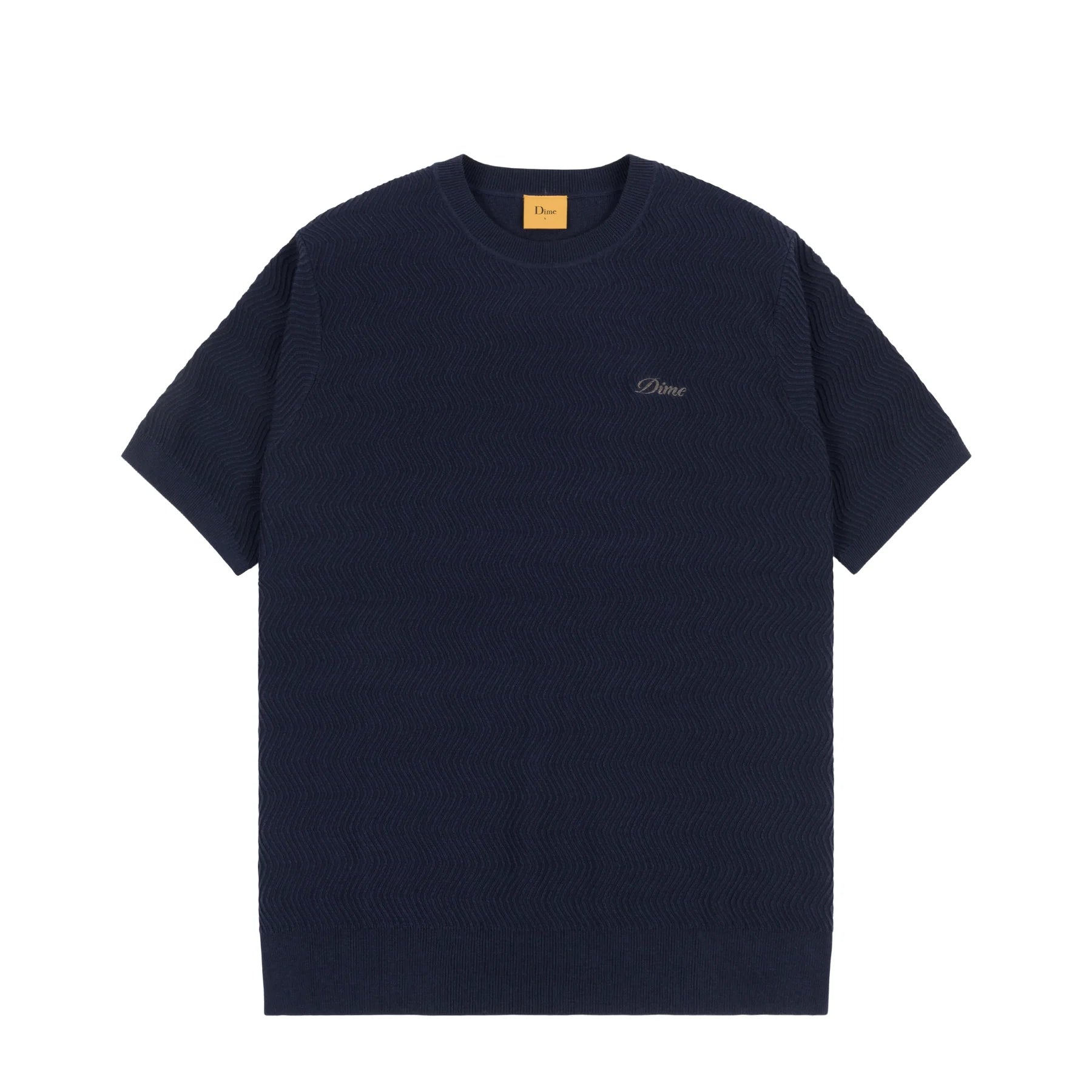 トップス DIME wave cable knit polo (navy) DIME wave cable knit polo (navy) Dime 