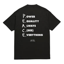 Load image into Gallery viewer, Skate Muzik &quot;Ghost Dog PEACE&quot; Tee // Black
