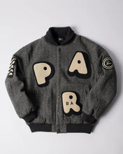 Load image into Gallery viewer, Parra &quot;Rounded PAR &quot;Varsity Jacket // Dark Grey
