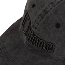 Load image into Gallery viewer, Dime &quot;Classic 3D Logo&quot; Hat // Washed Black

