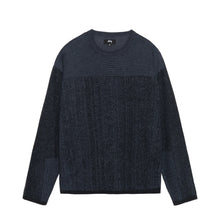 Load image into Gallery viewer, Stüssy &quot;Engineered Panel&quot; Sweater // Navy
