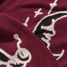 Load image into Gallery viewer, Butter Goods “Critter“ Knitted Sweater // Wine
