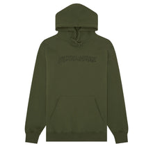 Load image into Gallery viewer, Fucking Awesome “ Outline Stamp&quot; Hoodie // Olive
