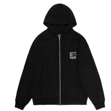Load image into Gallery viewer, Rassvet &quot;Logo&quot; Hoodie Zip // Black
