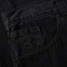 Load image into Gallery viewer, Polar &quot;93! Denim&quot; Pant // Pitch Black
