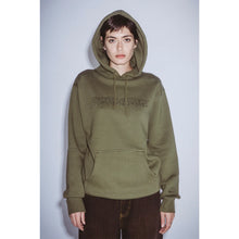 Load image into Gallery viewer, Fucking Awesome “ Outline Stamp&quot; Hoodie // Olive
