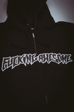 Load image into Gallery viewer, Fucking Awesome “Stamp Logo&quot; Zip Hoodie // Black
