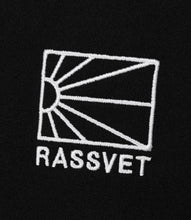 Load image into Gallery viewer, Rassvet &quot;Logo&quot; Hoodie Zip // Black
