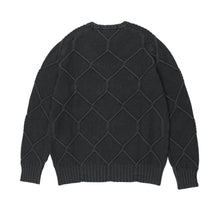 Load image into Gallery viewer, Dancer “Fence&quot; Sweater // Charcoral
