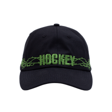Load image into Gallery viewer, Hockey &quot;Thorns&quot; Hat // Black/Green
