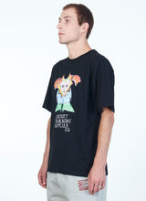 Load image into Gallery viewer, Rassvet &quot;Sunlight Supplier&quot; Tee // Black
