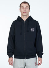 Load image into Gallery viewer, Rassvet &quot;Logo&quot; Hoodie Zip // Black
