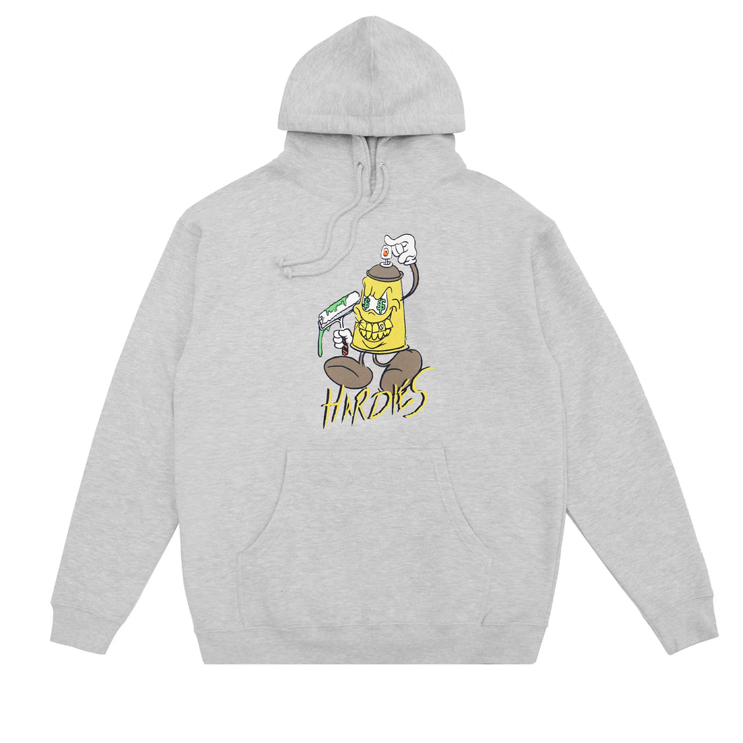 Hardies Hardware “Paid2Spray“ Hoodie // Grey