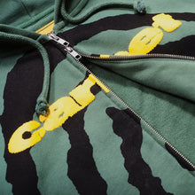 Load image into Gallery viewer, Carpet &quot;Spiral&quot; Hoodie Zip // Green
