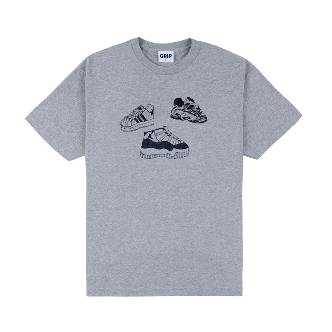 Classic Grip “Sneaker“ Tee// Heather Grey