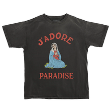 Load image into Gallery viewer, Paradise "J'adore Paradise" Tee // Vintage Black
