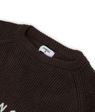 Load image into Gallery viewer, Dancer “Cotton Knit&quot; Sweater // Brown
