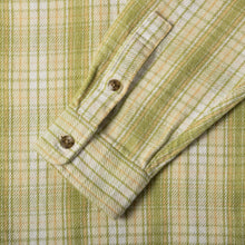 Load image into Gallery viewer, Stussy &quot;Beach Plaid&quot; Shirt // Lime
