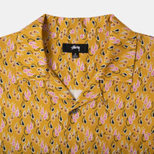 Load image into Gallery viewer, Stussy &quot;Paisley Tears&quot; Shirt // Mustard

