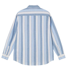 Load image into Gallery viewer, Stussy &quot;Wide Striped&quot; Shirt // Blue Stripe
