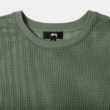 Load image into Gallery viewer, Stussy &quot;Cotton Mesh&quot; Tee // Green
