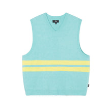 Load image into Gallery viewer, Stussy “Brushed Mohair“ Sweater Vest// Seafoam
