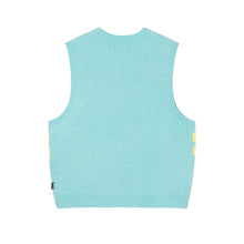Load image into Gallery viewer, Stussy “Brushed Mohair“ Sweater Vest// Seafoam
