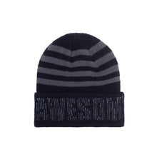 Load image into Gallery viewer, Fucking Awesome &quot;FA Striped Cuff &quot; Beanie // Black/Grey
