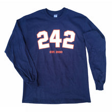 Load image into Gallery viewer, 242 &quot;Varsity&quot; L/S // Navy/White/Red
