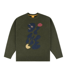 Load image into Gallery viewer, Dime &quot;Letterman&quot; Sweater // Olive
