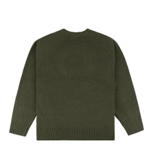 Load image into Gallery viewer, Dime &quot;Letterman&quot; Sweater // Olive

