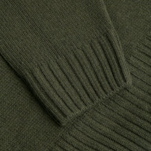 Load image into Gallery viewer, Dime &quot;Letterman&quot; Sweater // Olive
