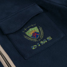 Load image into Gallery viewer, Dime &quot;Crest&quot; Fleece Shirt // Dark Navy
