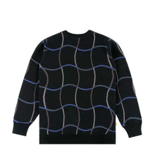 Load image into Gallery viewer, Dime &quot;Wave Knit&quot; Sweater // Black
