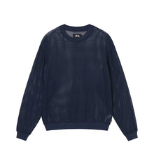 Load image into Gallery viewer, Stussy &quot;Cotton Mesh&quot; L/S //  Navy
