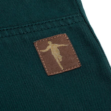 Load image into Gallery viewer, Hockey &quot;Double Knees Jean&quot; Pants // Dark Green
