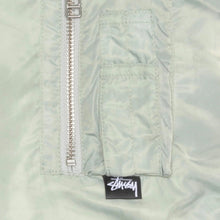 Load image into Gallery viewer, Stussy &quot;Dyed Nylon&quot; Bomber Jacket // Stone
