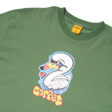 Load image into Gallery viewer, Carpet &quot;Swan&quot; Tee // Green
