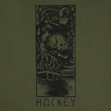 Load image into Gallery viewer, Hockey &quot;Mere Mortal&quot; Hoodie // Army Green
