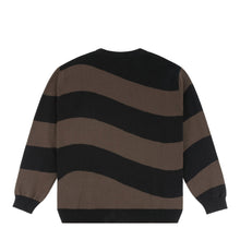 Load image into Gallery viewer, Dime &quot;Wave Striped Light&quot; Knit // Black
