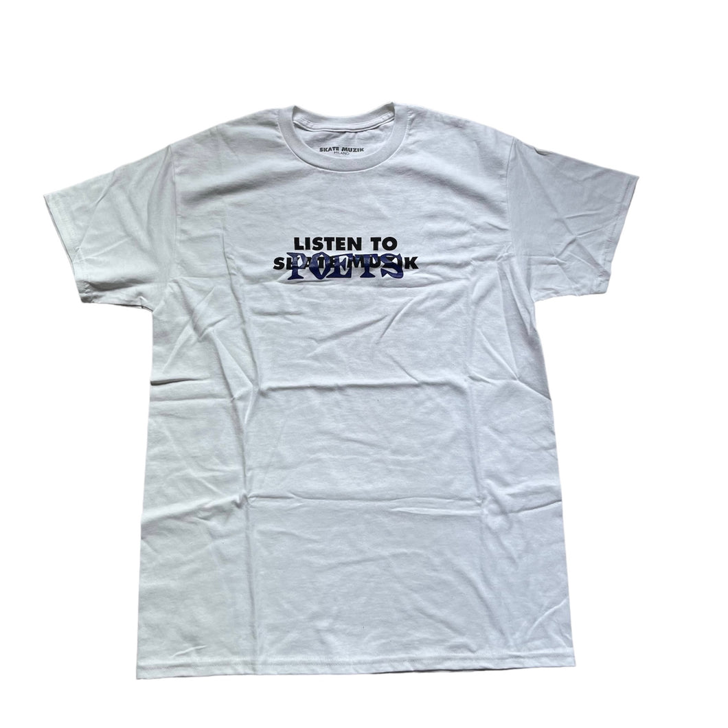 Skate Muzik x Poets “Peace“ Tee // White