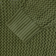 Load image into Gallery viewer, Stussy “Loose Gauge“ Cardigan // Olive
