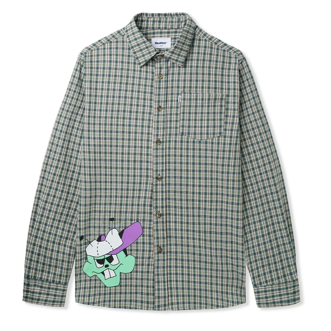 Butter Goods “Bug Out“ Shirt // Forest Green