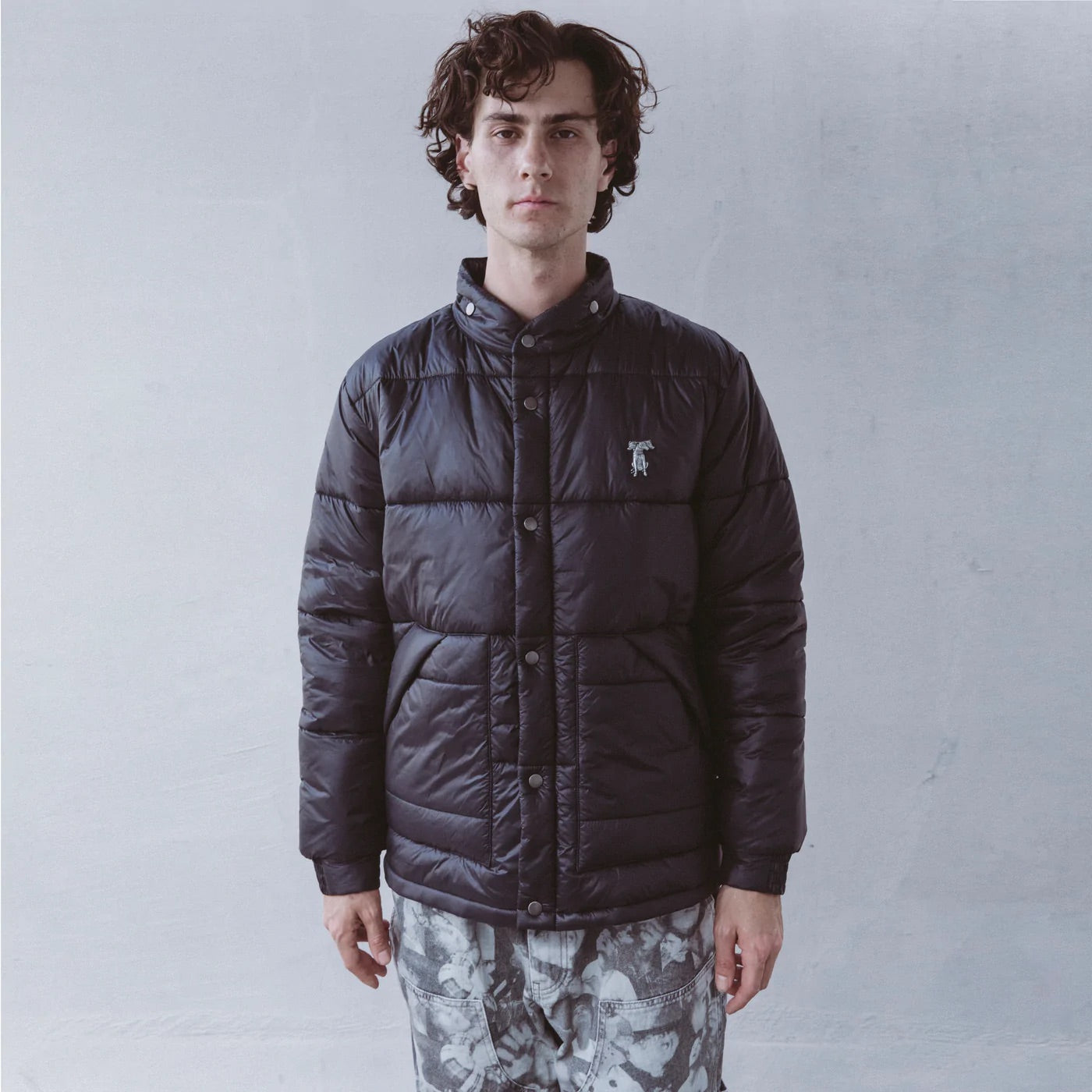 Fucking Awesome “Dill“ Pufffer Jacket // Black – 242 Shop