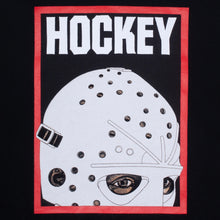 Load image into Gallery viewer, Hockey &quot;Half Mask&quot; Hoodie // Black
