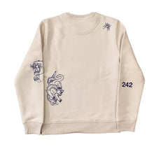 Load image into Gallery viewer, 242 &quot;Stencil&quot; Crewneck // Wheat
