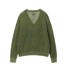 Load image into Gallery viewer, Stussy “Loose Gauge“ Cardigan // Olive

