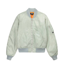 Load image into Gallery viewer, Stussy &quot;Dyed Nylon&quot; Bomber Jacket // Stone
