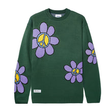 Load image into Gallery viewer, Butter Goods “Flowers“ Knit Sweater // Sage
