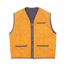 Load image into Gallery viewer, Fucking Awesome “Reversible Utility “Vest // Yellow/Grey
